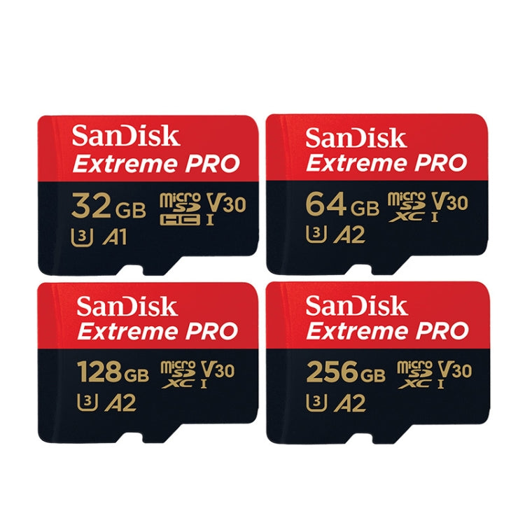 SanDisk U3 High-Speed Micro SD Card  TF Card Memory Card for GoPro Sports Camera, Drone, Monitoring 256GB(A2), Colour: Black Card - Micro SD Card by SanDisk | Online Shopping South Africa | PMC Jewellery | Buy Now Pay Later Mobicred