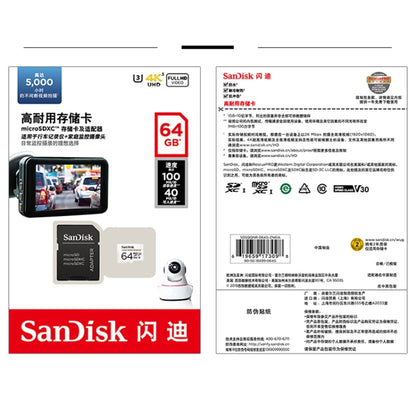 SanDisk U3 Driving Recorder Monitors High-Speed SD Card Mobile Phone TF Card Memory Card, Capacity: 32GB - Micro SD Card by SanDisk | Online Shopping South Africa | PMC Jewellery | Buy Now Pay Later Mobicred