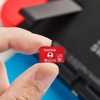 SanDisk SDSQXAO TF Card Micro SD Memory Card for Nintendo Switch Game Console, Capacity: 128GB Red - Micro SD Card by SanDisk | Online Shopping South Africa | PMC Jewellery | Buy Now Pay Later Mobicred