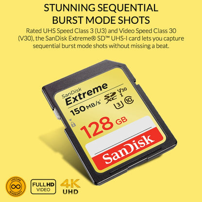 SanDisk Video Camera High Speed Memory Card SD Card, Colour: Gold Card, Capacity: 64GB - SD Card by SanDisk | Online Shopping South Africa | PMC Jewellery | Buy Now Pay Later Mobicred