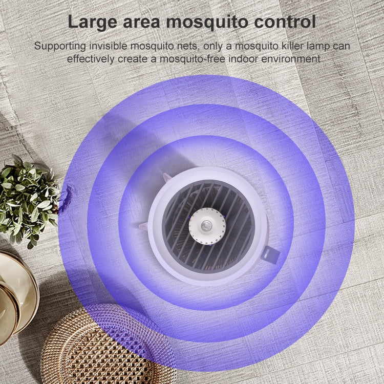 D1 Home Bedroom USB Mosquito Killer Mute LED UV Photocatalyst Mosquito Trap(White) - Repellents by PMC Jewellery | Online Shopping South Africa | PMC Jewellery | Buy Now Pay Later Mobicred