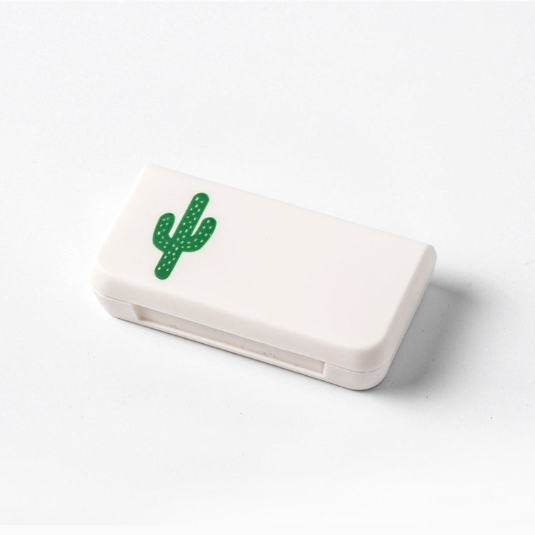 8 PCS Small Portable Moisture-proof Sealed Medicine Box 3 Compartments A Day Medicine Divided(Cactus) - free shipping - PMC TechLife - Order now!
