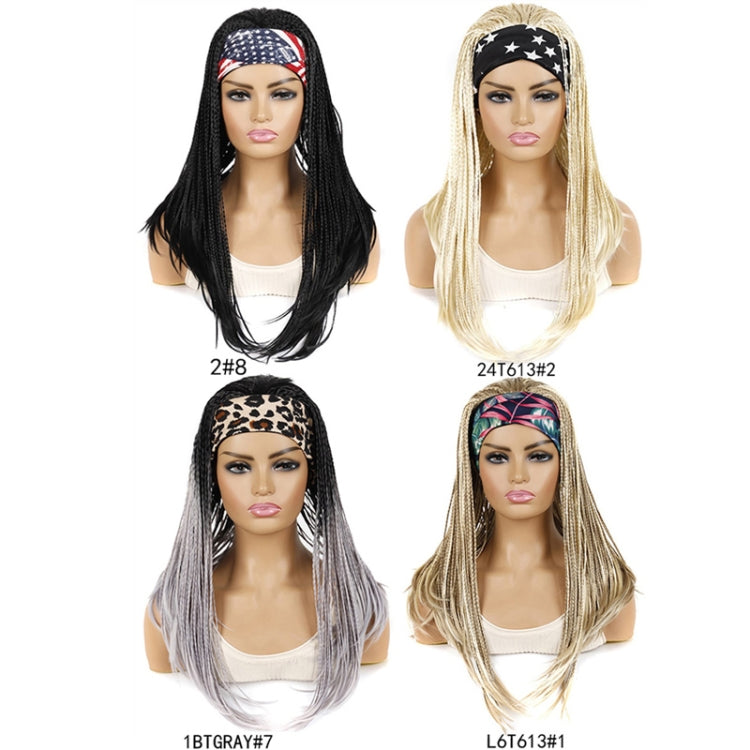 Colored Small Dirty Braid Wig Headgear Hair Band Style Small Braid Wig Headgear(2#8 Star Bars) - free shipping - PMC TechLife - Order now!