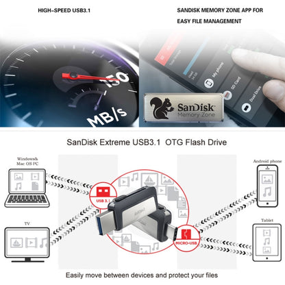 SanDisk SDDDC2 Type-C + USB 3.1 High Speed Mobile Phone OTG U Disk, Capacity: 32GB - USB Flash Drives by SanDisk | Online Shopping South Africa | PMC Jewellery | Buy Now Pay Later Mobicred