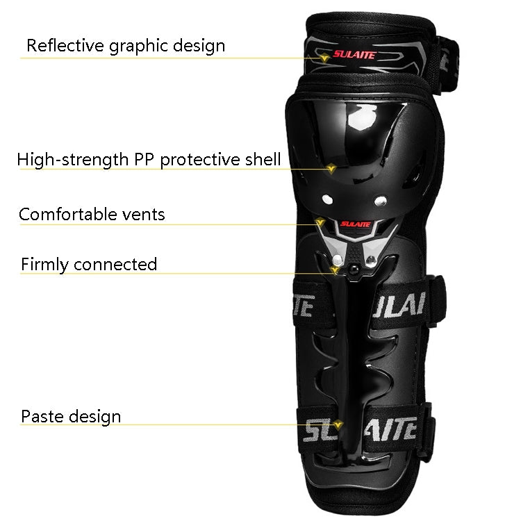 SULAITE Motorcycle Riding Protective Gear Four Seasons Anti-Fall Warm Windshield Rider Equipment, Knee Pads+Elbow Pads - Protective Gear by SULAITE | Online Shopping South Africa | PMC Jewellery | Buy Now Pay Later Mobicred