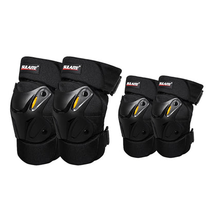 SULAITE Motorcycle Riding Equipment Protective Gear Off-Road Riding Anti-Fall Protector, Specification: Knee Pads+Elbow Pad - Protective Gear by SULAITE | Online Shopping South Africa | PMC Jewellery | Buy Now Pay Later Mobicred