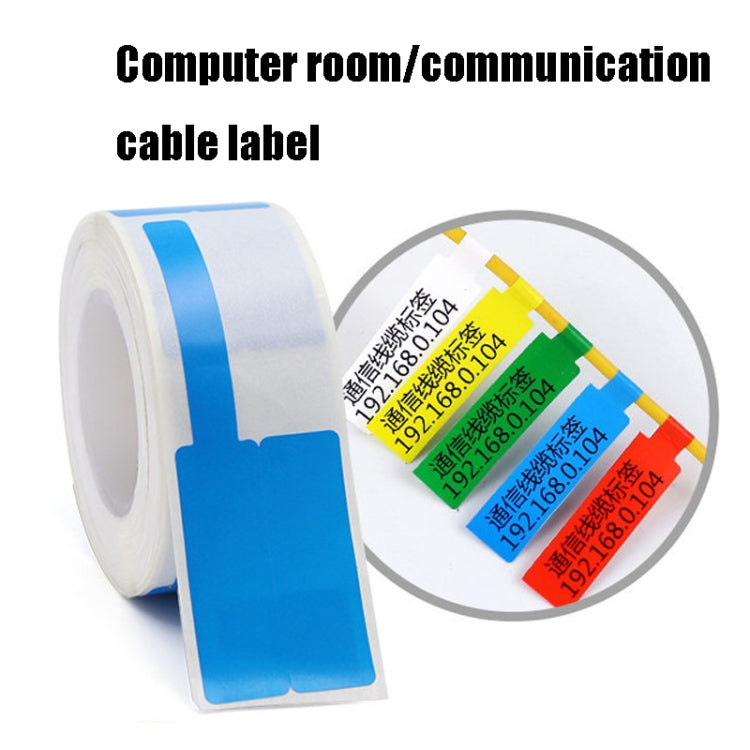 Printing Paper Cable Label For NIIMBOT B50 Labeling Machine(02T-Blue) - Printer Accessories by NIIMBOT | Online Shopping South Africa | PMC Jewellery | Buy Now Pay Later Mobicred