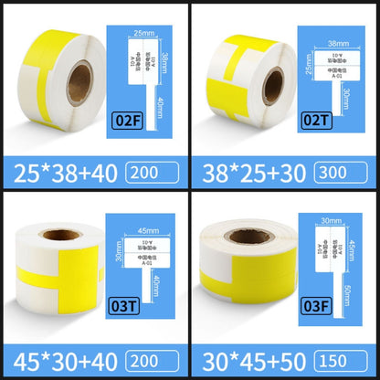 Printing Paper Cable Label For NIIMBOT B50 Labeling Machine(03F-White) - Printer Accessories by NIIMBOT | Online Shopping South Africa | PMC Jewellery | Buy Now Pay Later Mobicred