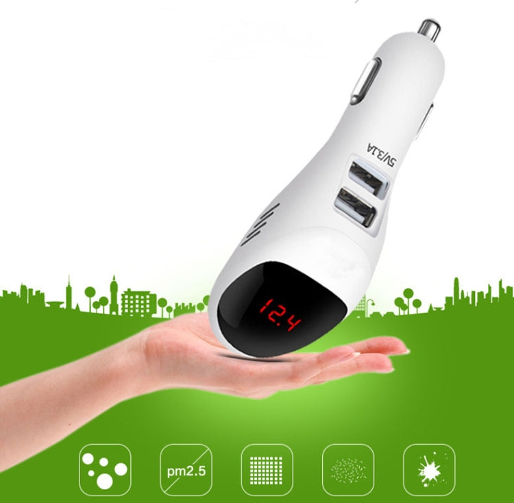 S90B Multifunctional Car Negative Ion Formaldehyde Removal Air Purifier(White) - Air Purifier by PMC Jewellery | Online Shopping South Africa | PMC Jewellery | Buy Now Pay Later Mobicred