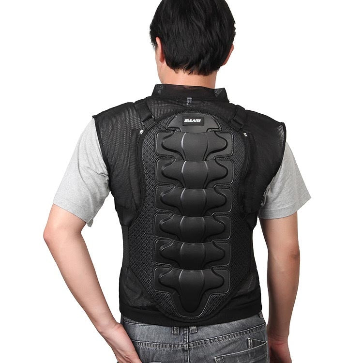 SULAITE GT-032 Motorcycle Racing Sleeveless Riding Protective Clothing, Specification: M(Black) - free shipping - PMC TechLife - Order now!