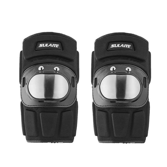 SULAITE Motorcyclist Stainless Steel  Windproof Shockproof Outdoor Sports Protective Gear Knee Pad - Protective Gear by SULAITE | Online Shopping South Africa | PMC Jewellery | Buy Now Pay Later Mobicred