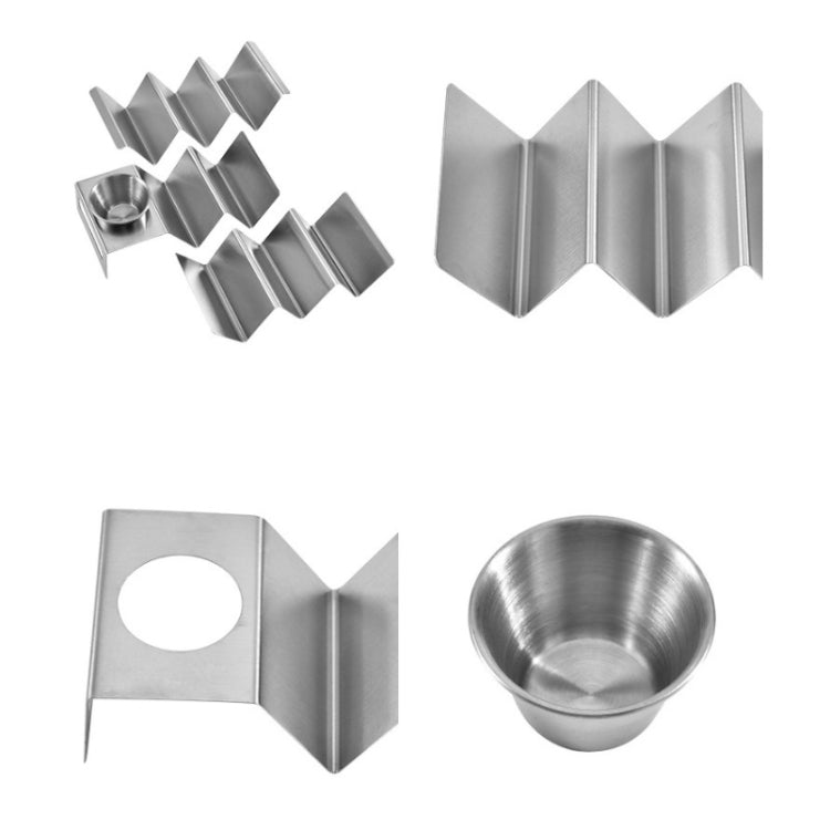 Baking Stainless Steel Pancake Rack Buffet Tools With Cup - free shipping - PMC TechLife - Order now!