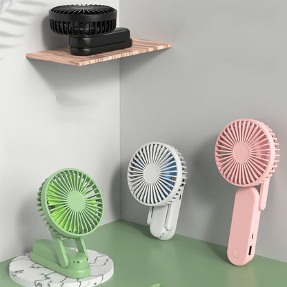 F1 USB Portable Lazy Hanging Neck Fan Mini Folding Handheld Fan(White) - Electric Fans by PMC Jewellery | Online Shopping South Africa | PMC Jewellery | Buy Now Pay Later Mobicred