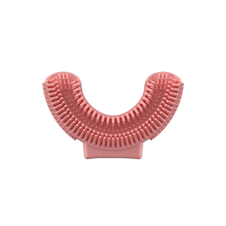 Silicone U-Shaped Replaceable Brush Head 2-8 Years Old Oral Electric Toothbrush Head(Pink) - Replacement Brush Heads by PMC Jewellery | Online Shopping South Africa | PMC Jewellery | Buy Now Pay Later Mobicred