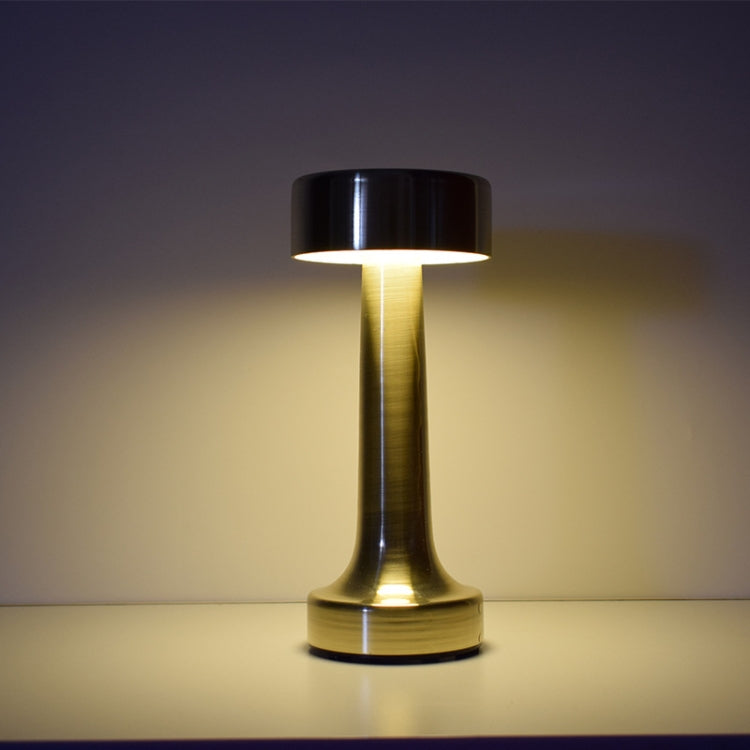 JB-TD10 LED Charging Bar Table Lamp Retro Creative Bar Cafe Restaurant Simple Bedside Night Light, Specification: AU Plug(Golden) - Bedside Light by PMC Jewellery | Online Shopping South Africa | PMC Jewellery