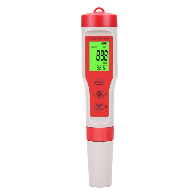4-in-1 Portable PH/TDS/EC/TEMP Test Pen Multi-Function Water Quality Tester - PH & Moisture Meter by PMC Jewellery | Online Shopping South Africa | PMC Jewellery