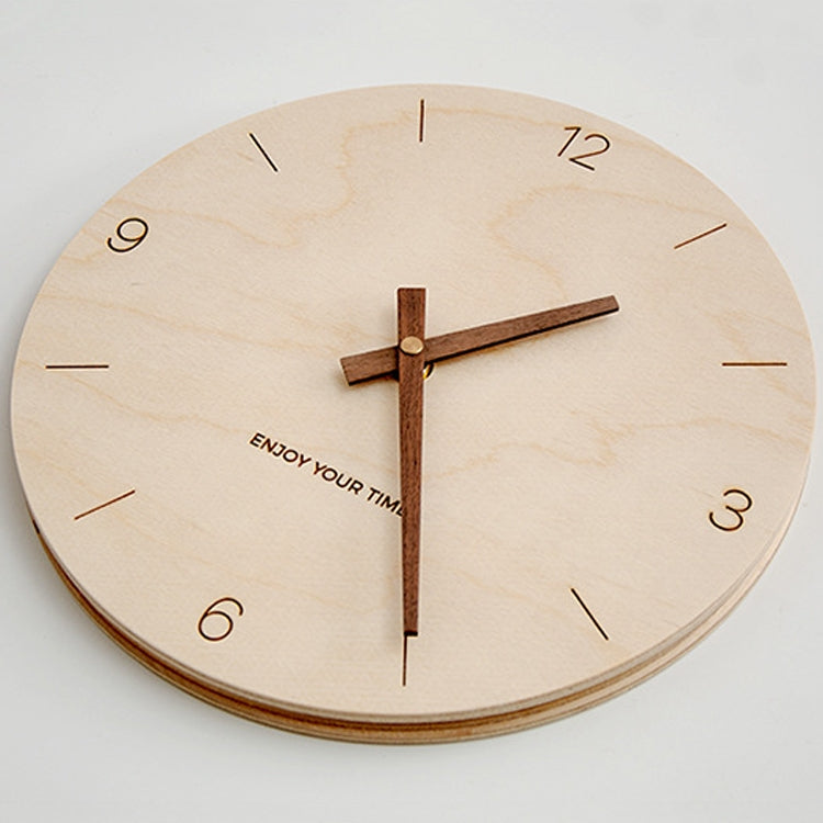 10 inch Scale Version Wooden Sling Wall Clock Home Living Room Clock - Wall Clock by PMc TechLife | Online Shopping South Africa | PMc TechLife | Buy Now Pay Later Mobicred