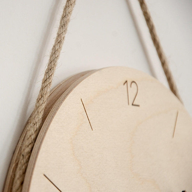 10 inch Scale Version Wooden Sling Wall Clock Home Living Room Clock - Wall Clock by PMc TechLife | Online Shopping South Africa | PMc TechLife | Buy Now Pay Later Mobicred