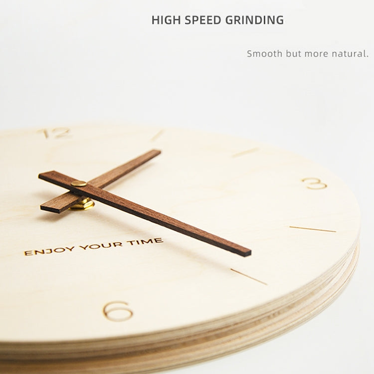 10 inch Scale Version Wooden Sling Wall Clock Home Living Room Clock - Wall Clock by PMc TechLife | Online Shopping South Africa | PMc TechLife | Buy Now Pay Later Mobicred