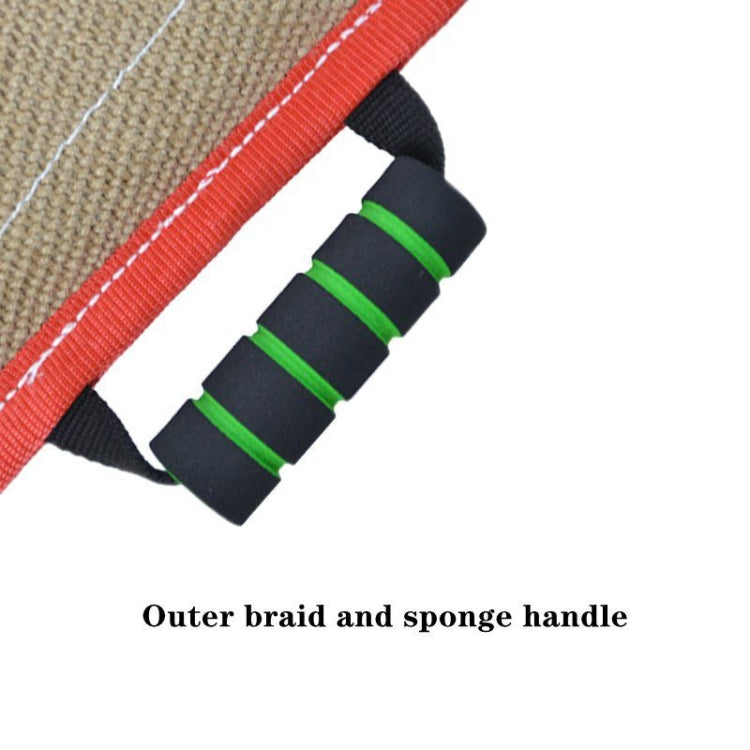 Red Twill Jute Training Dog Bite Sleeve Open Sleeve Protector Pet Products - Training Aids by PMC Jewellery | Online Shopping South Africa | PMC Jewellery | Buy Now Pay Later Mobicred