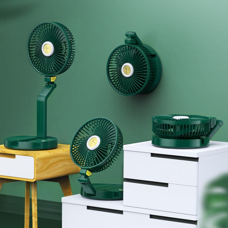 FF-996 Desktop Folding Table Lamp Fan Student Dormitory Desktop USB Mute Fan(Upgraded Version-Green) - Electric Fans by PMC Jewellery | Online Shopping South Africa | PMC Jewellery | Buy Now Pay Later Mobicred