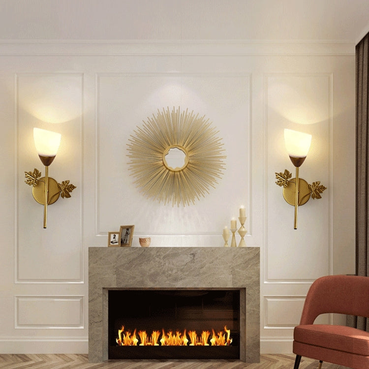 6014 Iron Wall Lights LED Bedroom Bedside Lights Postmodern Corridor Trump Light Hotel Restaurant Lighting, Power source:  5W Warm Light( Black Single Head) - free shipping - PMc TechLife - Order now!