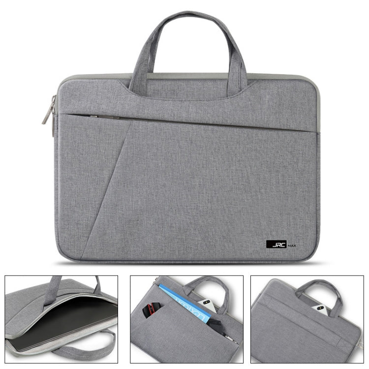 JRC MR30 Laptop Bag Waterproof Shock Absorbing Notebook Hand Inbound Bag, Size: 13 inch(Light Grey) - Other by JRC | Online Shopping South Africa | PMC Jewellery | Buy Now Pay Later Mobicred