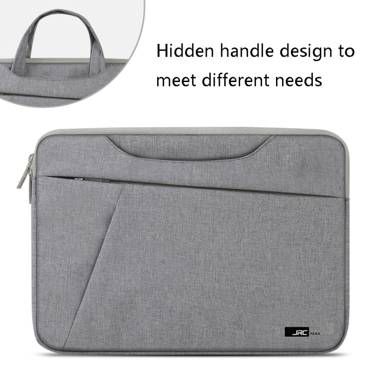 JRC MR30 Laptop Bag Waterproof Shock Absorbing Notebook Hand Inbound Bag, Size: 14 inch(Light Grey) - Other by JRC | Online Shopping South Africa | PMC Jewellery | Buy Now Pay Later Mobicred