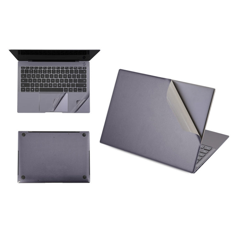 JRC 4 in 1 Computer Upper Cover + Lower Cover + Full Support Sticker + Touch Sticker Film Notebook Shell Protective Film For Huawei Matebook X Pro 2019 / 2020 (Gray) - Screen & Keyboard Cover by JRC | Online Shopping South Africa | PMC Jewellery | Buy Now Pay Later Mobicred