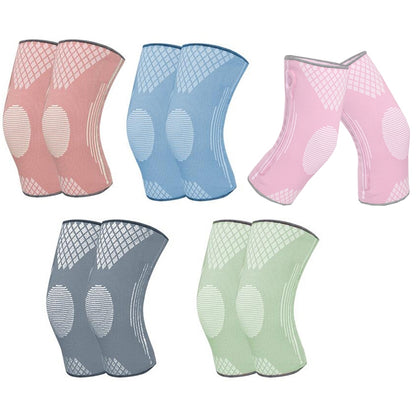 Sports Knee Pads Training Running Knee Thin Protective Cover, Specification: L(Light Gray Silicone Non-slip) - Sports Safety by PMC Jewellery | Online Shopping South Africa | PMC Jewellery