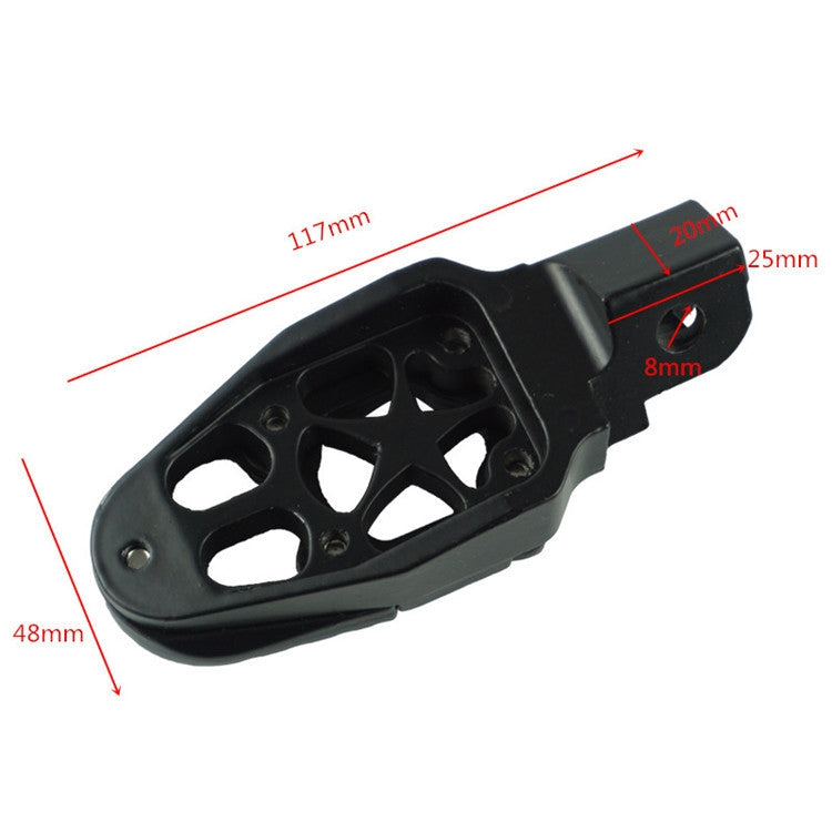 Motorcycle Modified Aluminum Alloy Foot Pedal Accessories(Black) - Others by PMC Jewellery | Online Shopping South Africa | PMC Jewellery | Buy Now Pay Later Mobicred