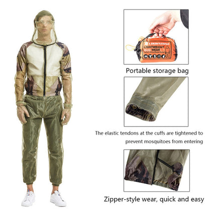 Camping Adventure Anti-Mosquito Bite Suit Summer Outdoor Fishing Breathable Mesh Anti-Mosquito Suit, Specification: Anti-mosquito Pants(L / XL) - Anti-mosquito Clothing by PMC Jewellery | Online Shopping South Africa | PMC Jewellery | Buy Now Pay Later Mobicred