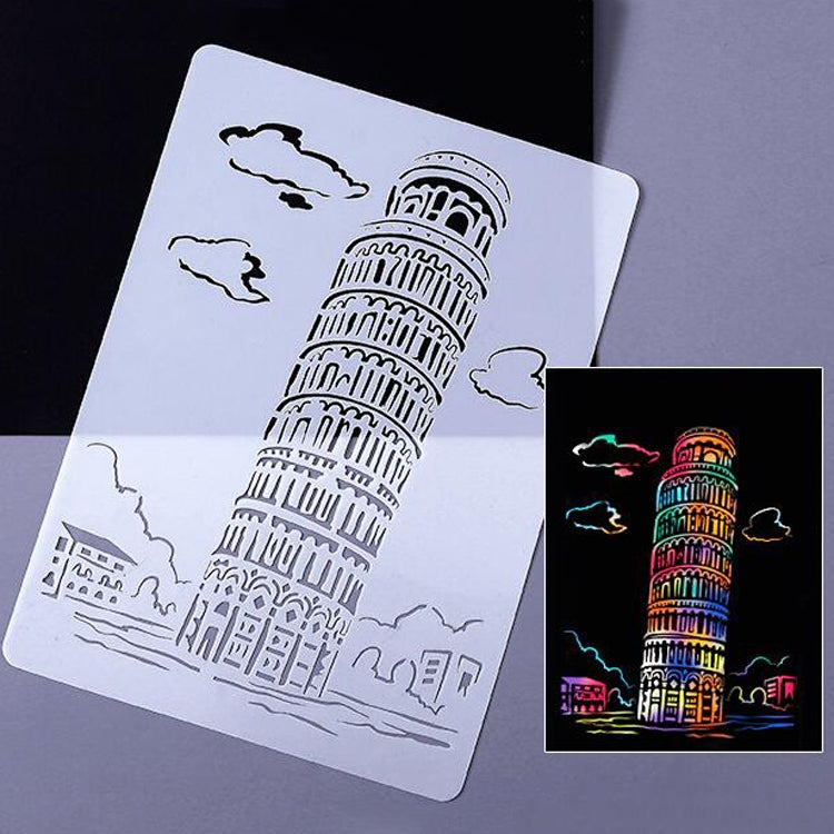Sailing Line(5pcs / Set) Construction Series Painting Template Theme City A4 Label Template - Art Supplies by PMC TechLife | Online Shopping South Africa | PMC TechLife | Buy Now Pay Later Mobicred