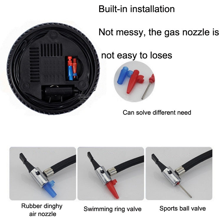 DC12V 12A Car Portable Air Pump Electric Car Tire Pump, Specification： 19-cylinder Large Motor - Inflatable Pump by PMC Jewellery | Online Shopping South Africa | PMC Jewellery