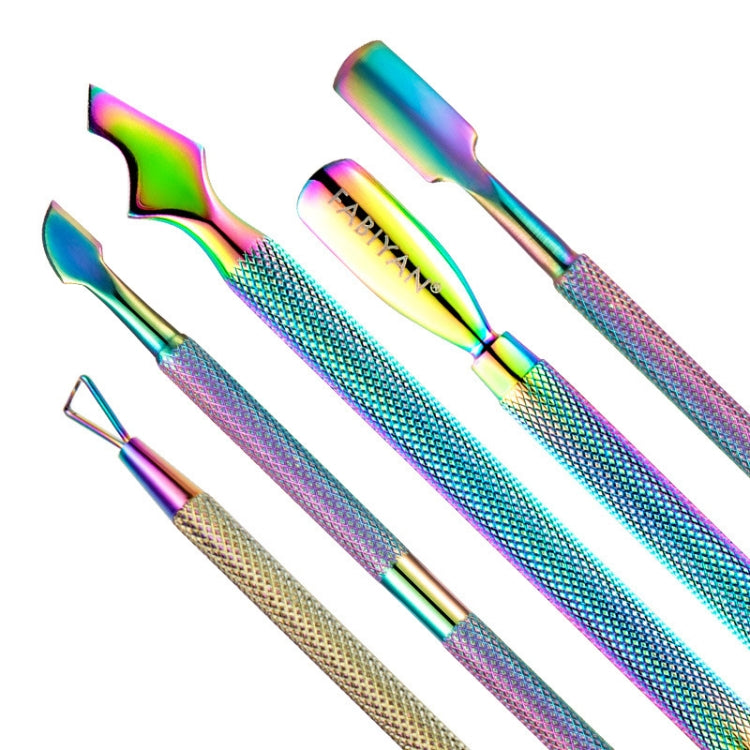 FABIYAN Nail Art Scissors Set Stainless Steel Nail Clippers Dead Skin Scissors Remover Steel Push, Specification: Set 5 - Nail Clipper by FABIYAN | Online Shopping South Africa | PMC Jewellery | Buy Now Pay Later Mobicred