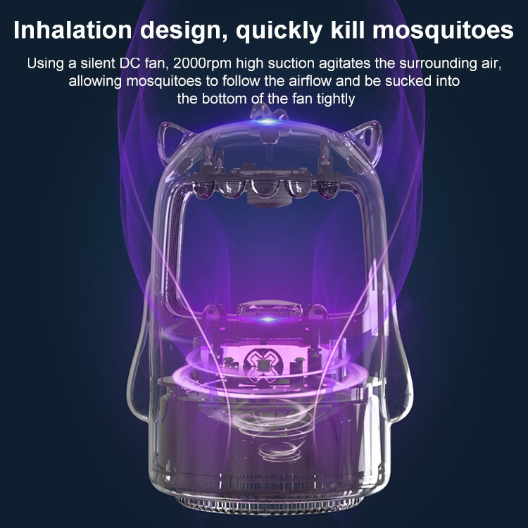 Small Monster Mosquito Lamp USB Photocatalyst Home Bedroom Physics Mosquito Repellent(Pink) - Repellents by PMC Jewellery | Online Shopping South Africa | PMC Jewellery | Buy Now Pay Later Mobicred