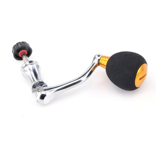 DEUKIO All-Metal EVA Rocker Fishing Reel Rocker Aluminum Alloy Knob For Fish Reel Tackle Accessory, Specification: Medium (Golden) - Fishing Reels by DEUKIO | Online Shopping South Africa | PMC Jewellery | Buy Now Pay Later Mobicred