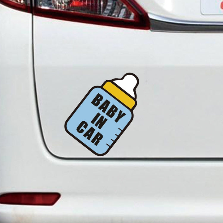 10 PCS There Is A Baby In The Car Stickers Warning Stickers Style: CT203 Baby J Girl Magnetic Stickers - Warning Sticker by PMC Jewellery | Online Shopping South Africa | PMC Jewellery | Buy Now Pay Later Mobicred