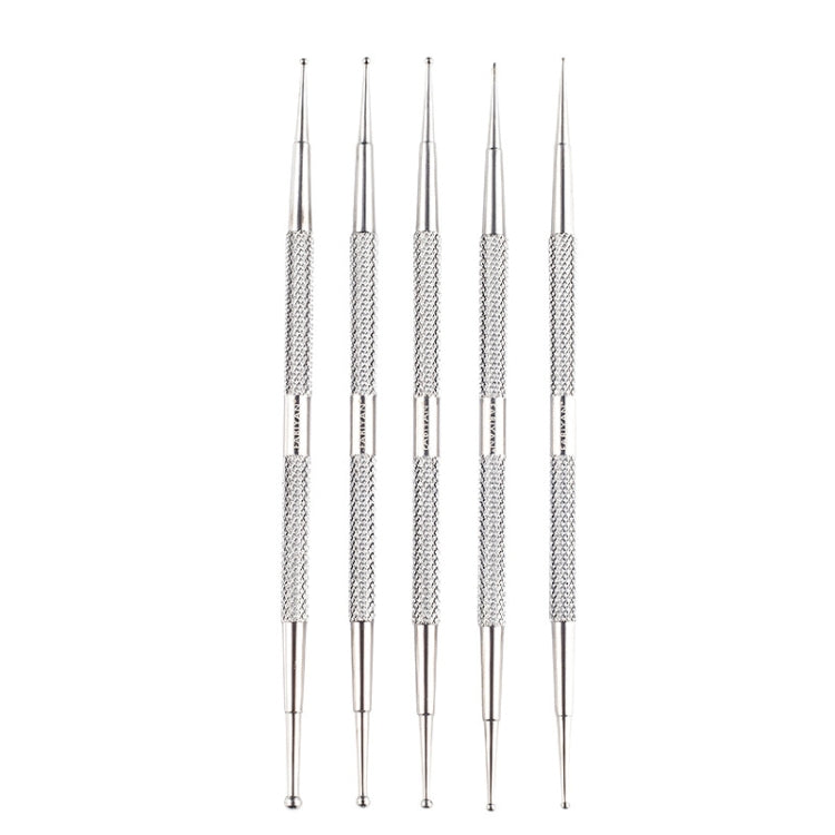 SKU000603 Stainless Steel Alloy Nail Point Drill Pen - Nail Art Equipment by PMC Jewellery | Online Shopping South Africa | PMC Jewellery | Buy Now Pay Later Mobicred