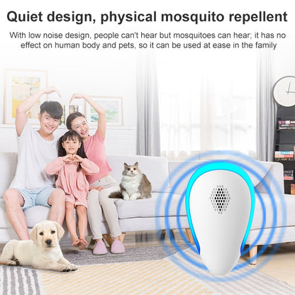 Dual-frequency Ultrasonic Mosquito Repellent Household Insect Repellent for Pregnant Women and Children, Product specifications: US Plug(White) - Repellents by PMC Jewellery | Online Shopping South Africa | PMC Jewellery | Buy Now Pay Later Mobicred