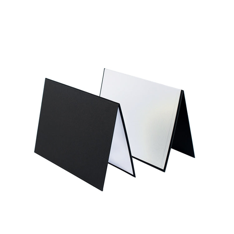 2 PCS Photography Folded Thickening A4 Cardboard Folding Light Diffuser Board(Silver) - free shipping - PMC TechLife - Order now!