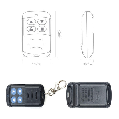 2 PCS Electric Roller Shutter Waterproof Copy Universal Remote Controller Garage Door Remote Control Key(330MHz) - Universal by PMC Jewellery | Online Shopping South Africa | PMC Jewellery
