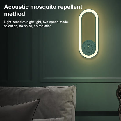 TS-06-13 Ultrasonic Mosquito Repellent Electronic Night Light Mosquito Repellent US Plug(Black) - Repellents by PMC Jewellery | Online Shopping South Africa | PMC Jewellery | Buy Now Pay Later Mobicred