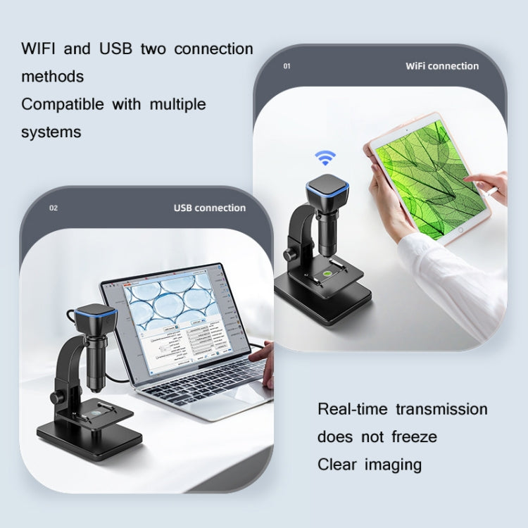 2000X WIFI High Magnification Biological Microscope USB HD Digital Magnifying Glass - Digital Microscope by PMC Jewellery | Online Shopping South Africa | PMC Jewellery | Buy Now Pay Later Mobicred