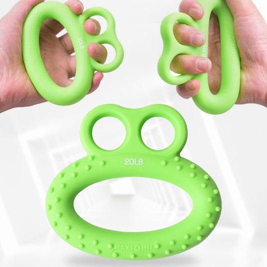 MAXSOINS MXO-DOUBLE-001 Frog Shape Finger Grip Training Device Finger Grip Ring, Specification: 20LB (Double-sided Green) - Fitness Equipments by PMC Jewellery | Online Shopping South Africa | PMC Jewellery | Buy Now Pay Later Mobicred