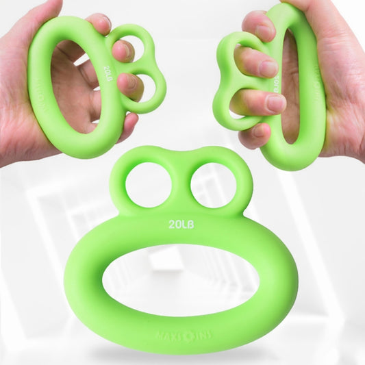 MAXSOINS MXO-DOUBLE-001 Frog Shape Finger Grip Training Device Finger Grip Ring, Specification: 20LB (Plane Green) - Fitness Equipments by PMC Jewellery | Online Shopping South Africa | PMC Jewellery | Buy Now Pay Later Mobicred