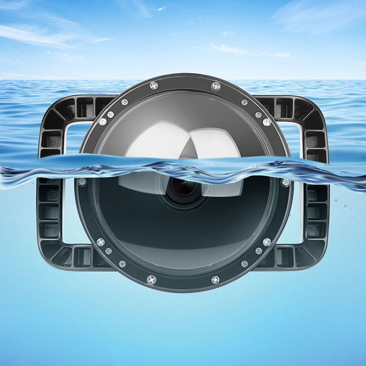 XTGP546 Dome Port Underwater Diving Camera Lens Transparent Cover Housing Case with Handle Trigger For DJI Osmo Action - free shipping - PMC TechLife - Order now!