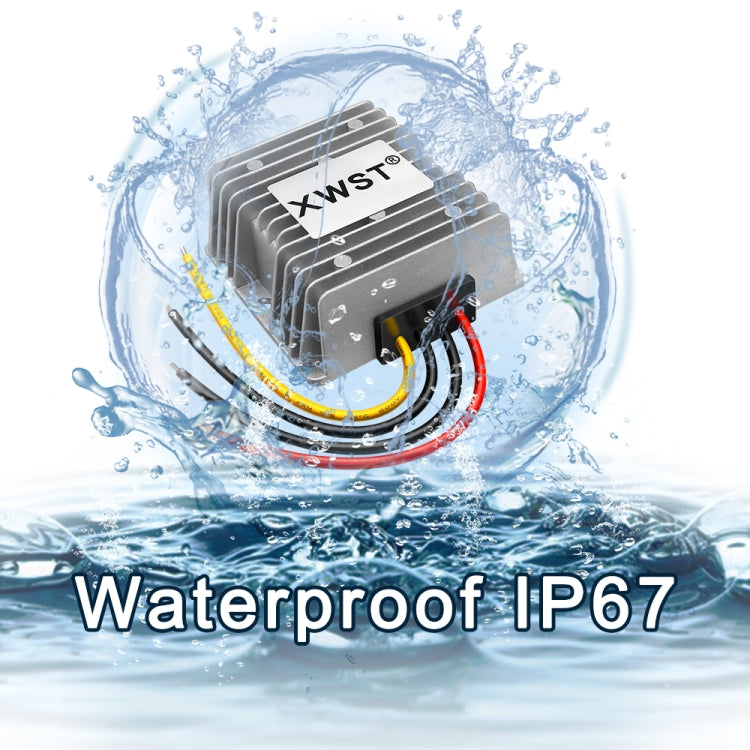 XWST DC 12/24V To 5V Converter Step-Down Vehicle Power Module, Specification: 12/24V To 5V 8A Medium Rubber Shell -  by PMC Jewellery | Online Shopping South Africa | PMC Jewellery | Buy Now Pay Later Mobicred