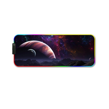 350x900x3mm F-01 Rubber Thermal Transfer RGB Luminous Non-Slip Mouse Pad(Vast Starry Sky) - Mouse Pads by PMC Jewellery | Online Shopping South Africa | PMC Jewellery | Buy Now Pay Later Mobicred