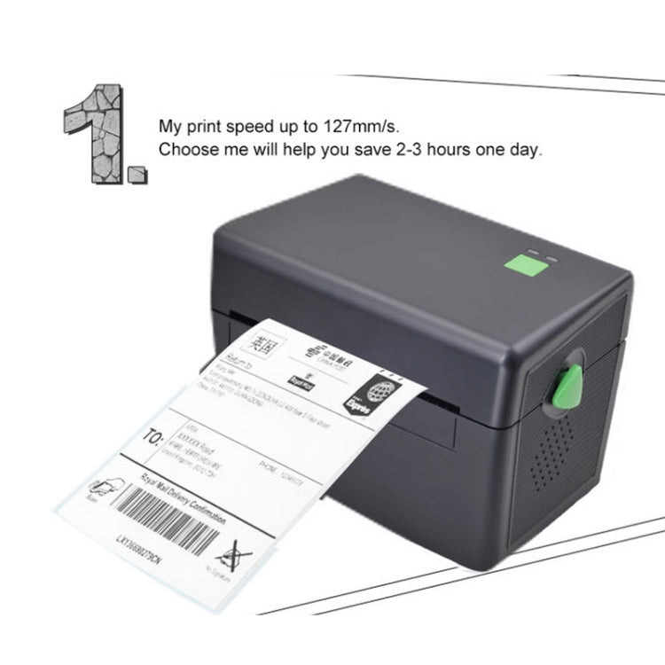Xprinter XP-108B 4 Inch 108mm Label Printer Thermal Barcode Printer ,Model: USB - free shipping - PMC Jewellery - Order now!